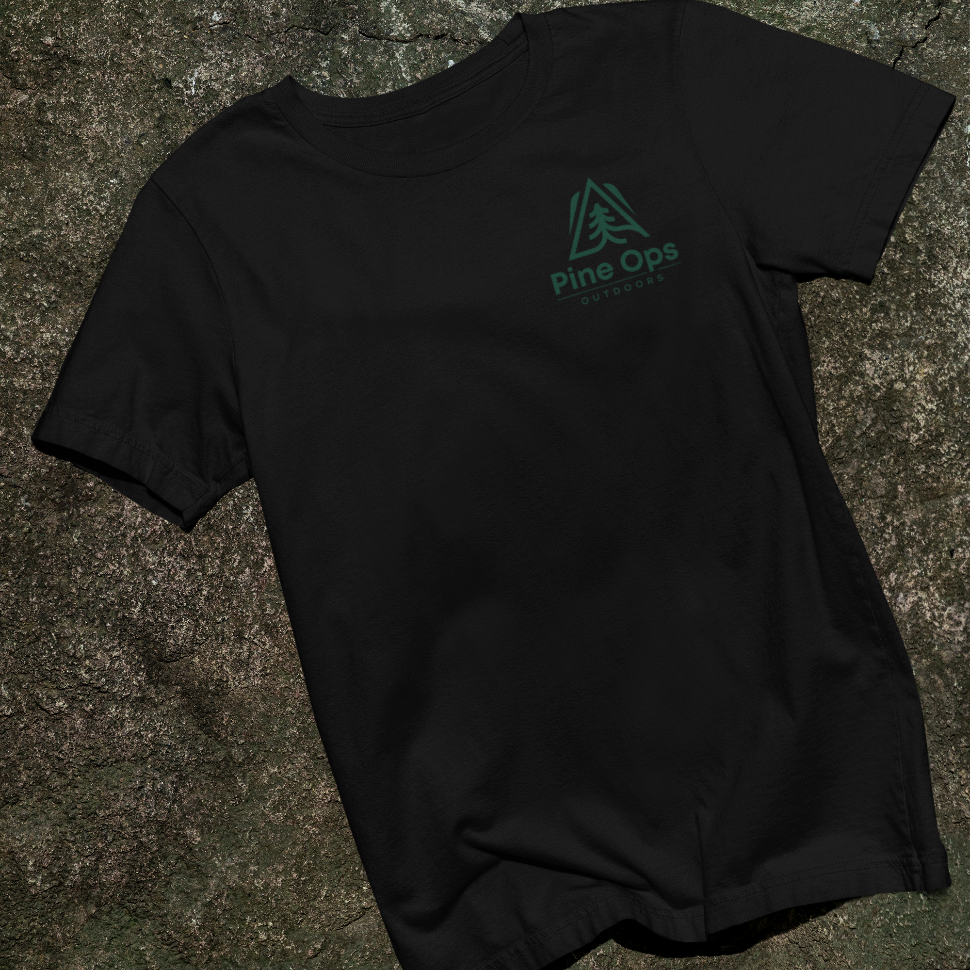 Outdoor Apparel Brand T-Shirt pine ops